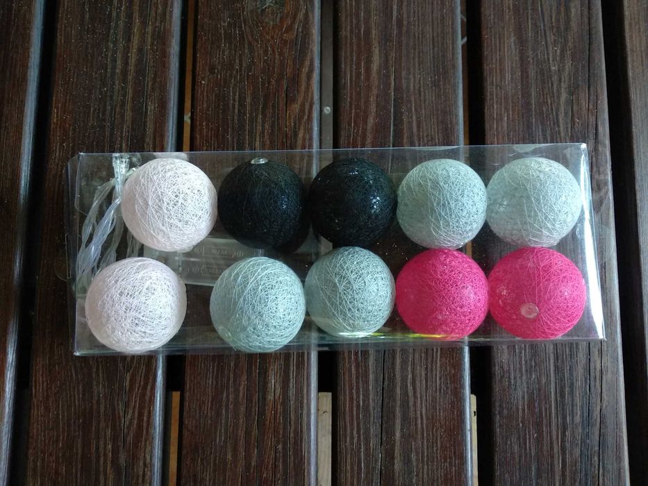 Girlanda świetlna kolorowe kulki