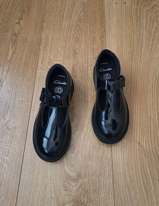 Чёрные лаковые туфли туфельки для девочки