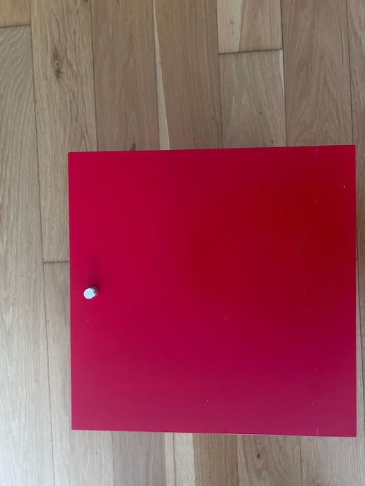 Placa/porta-accessórios IKEA EXPEDIT – vermelho