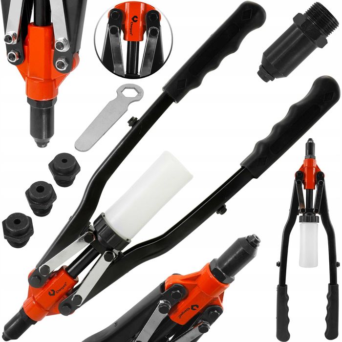 Nitownica dźwigniowa ręczna do nitowania nity 3,2-4,8mm MOCNA SOLIDNA!