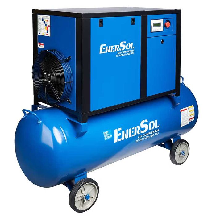 Компрессор винтовой EnerSol ES-AC1570-200-1SS/1000л на выходе/рес 200л