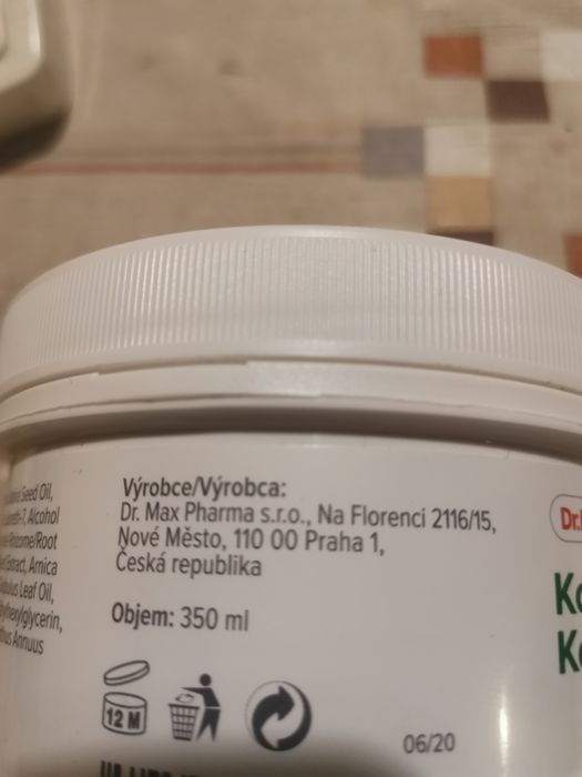 Maść z konopiami, firma Dr. Max