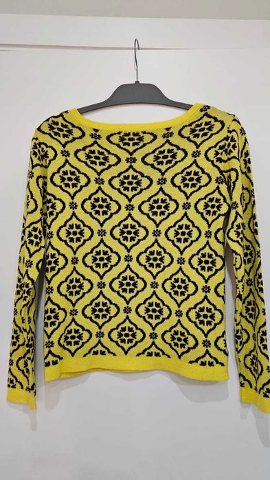 Sueter Amarelo e Marrom Armazém (s) (desconto: 50% off!)