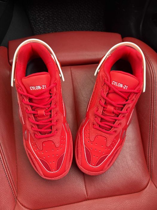 (БЕЗ ПЕРЕДОПЛАТИ)Adidas x Raf Simons Cylon-21 Red адідас раф сімонс