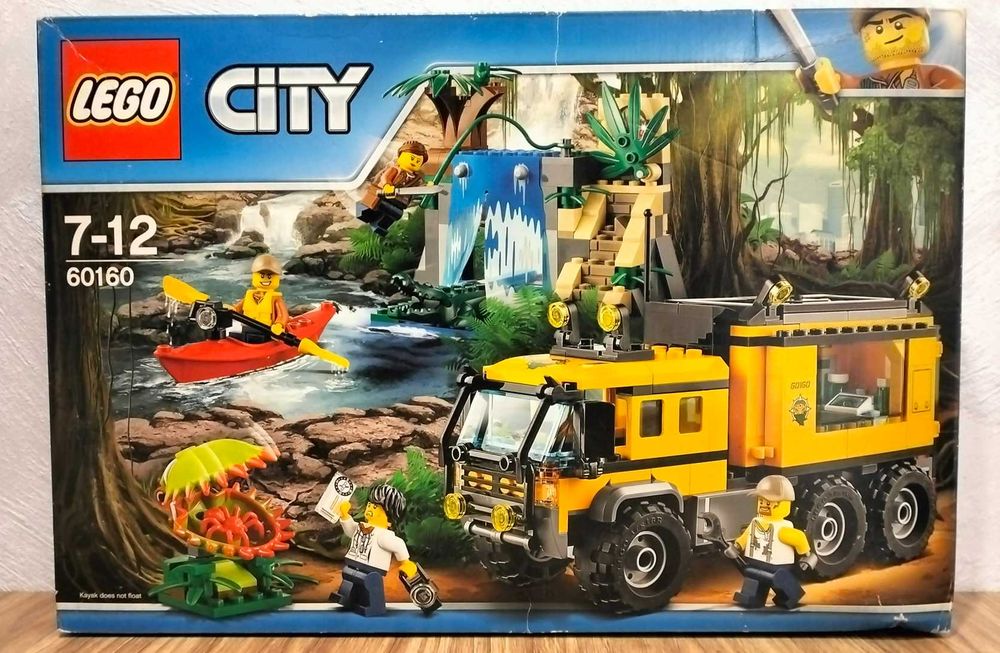 Klocki LEGO City Zestaw Mobilne laboratorium w dżungli 60160 z 2017 roku