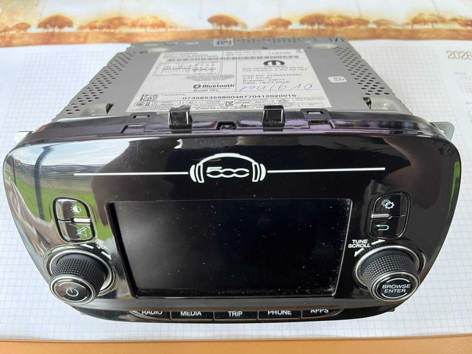 Fiat 500 Radio 312 VP2 ECE