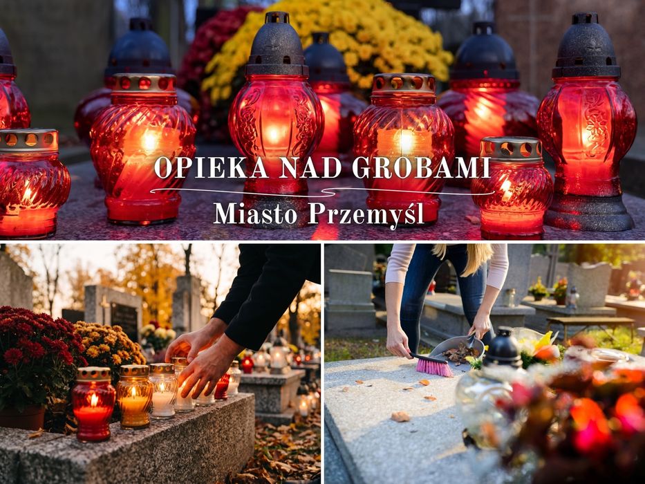 Sprzątanie, mycie i opieka nad grobami