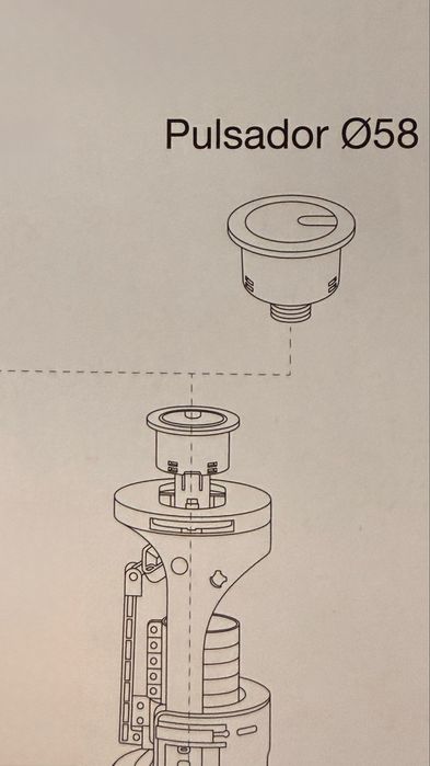 Botao de Descarga - ROCA