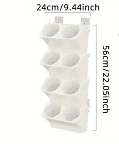 Conjunto de 8 vasos de parede