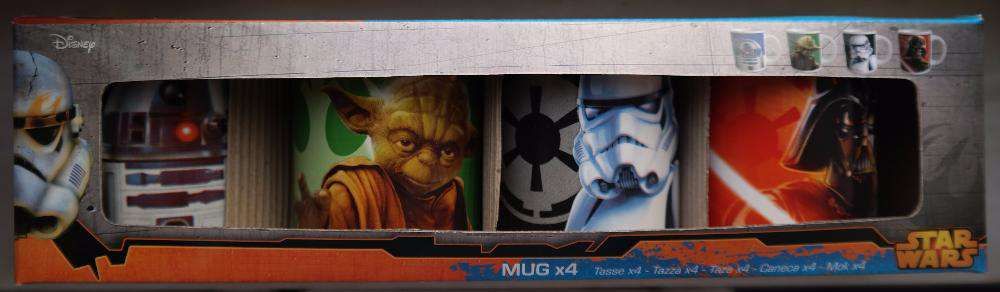 Conjunto de 4 canecas Star Wars