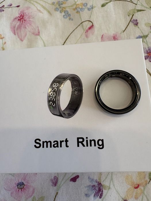 Smart Ring INTELIGENTNY pierścień z wyświetlaczem LED 5ATM Czarny r 10 / 23