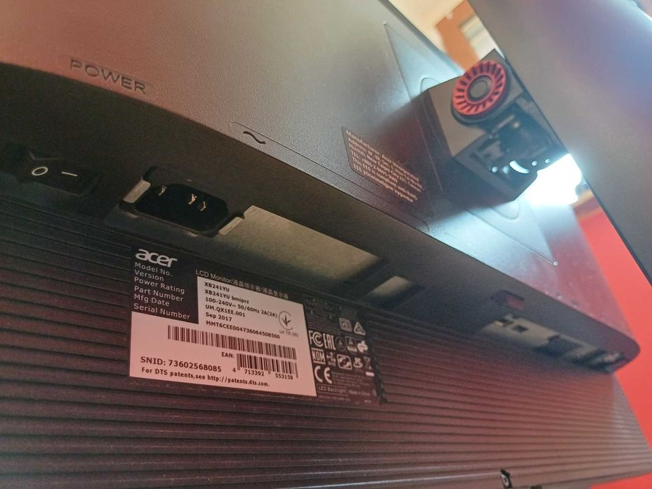 Acer Predator XB241YUBMIPRZ czarny