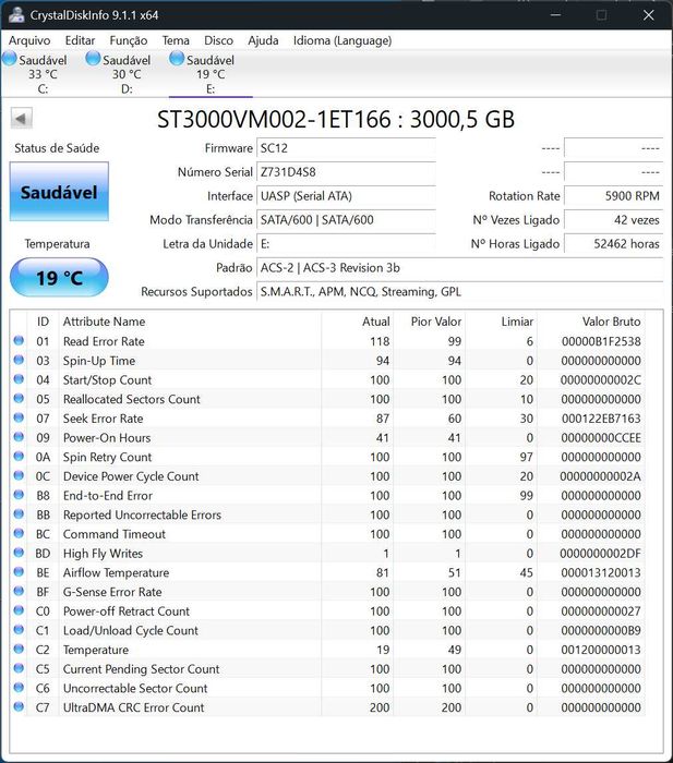Disco/HDD externo 3.5 3TB USB 3
