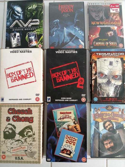 DVDs Filmes / Docs Metal / Rock / Terror (sem legendas em PT)