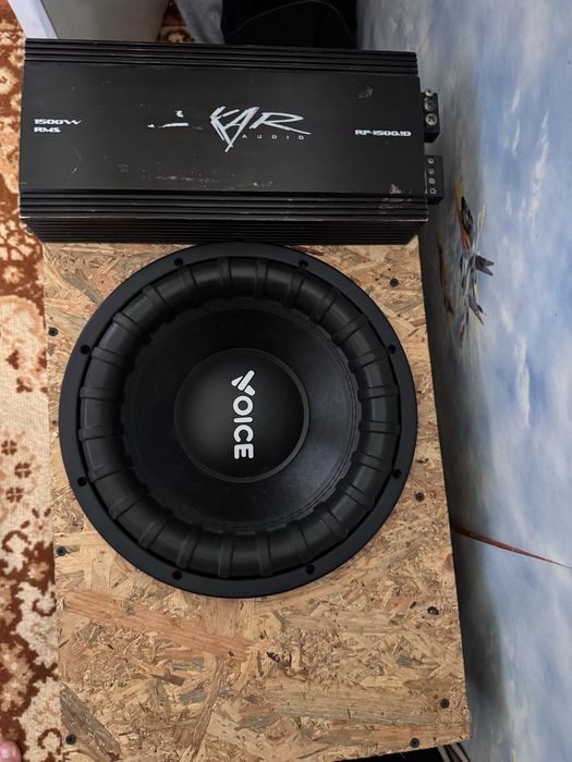 Сабвуфер voice моноблок skar audio