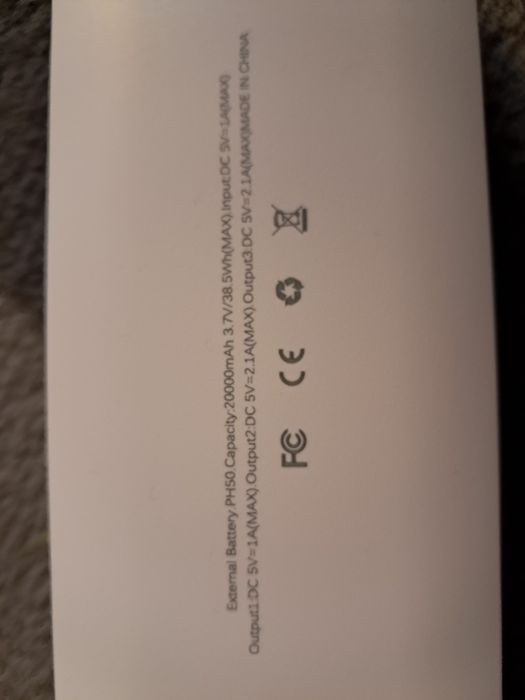 Powerbank 3 wejscia