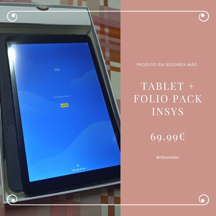 Tablet + Folio Pack Insys - Refurbished64550651729666120