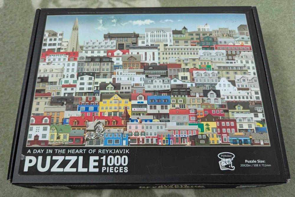 Reykjavík  - puzzle 1000 elementów / Islandia