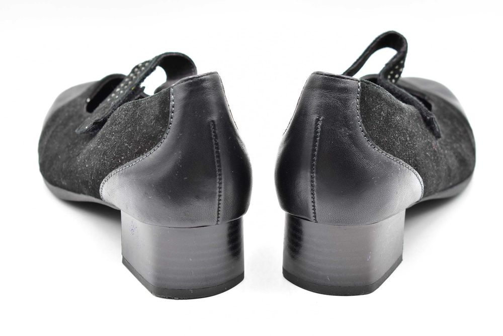 Czółenka Solidus - ręcznie szyte , skóra naturalna roz. 39