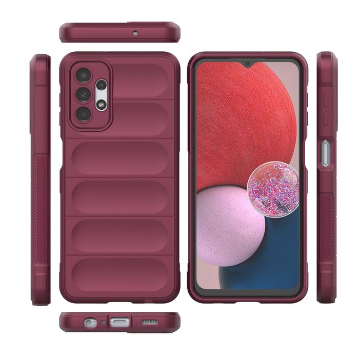 Etui Magic Shield do Samsung Galaxy A13 5G Burgundy