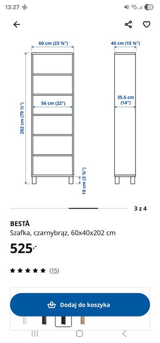 Ikea regał besta