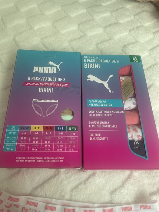 Трусики Puma, оригінал, в комплекті 8 шт.