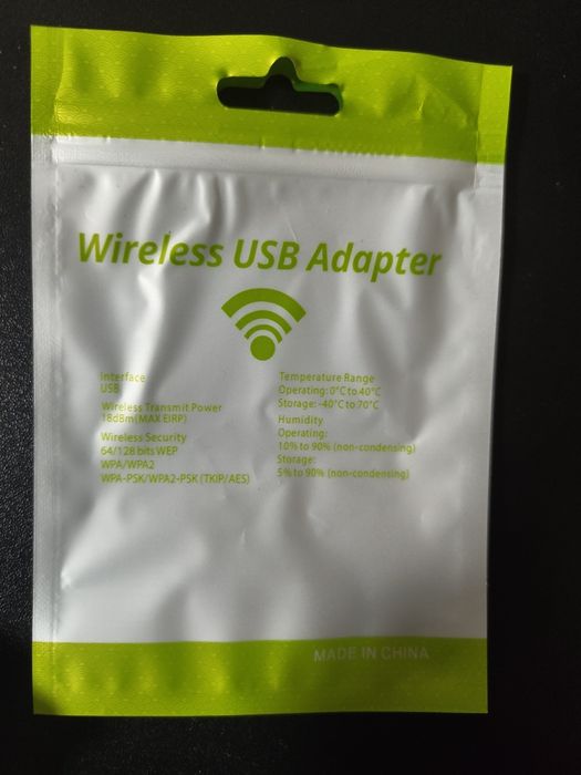 Wi-Fi адаптер USB 150 Мбит/с для ПК и ноутбук
