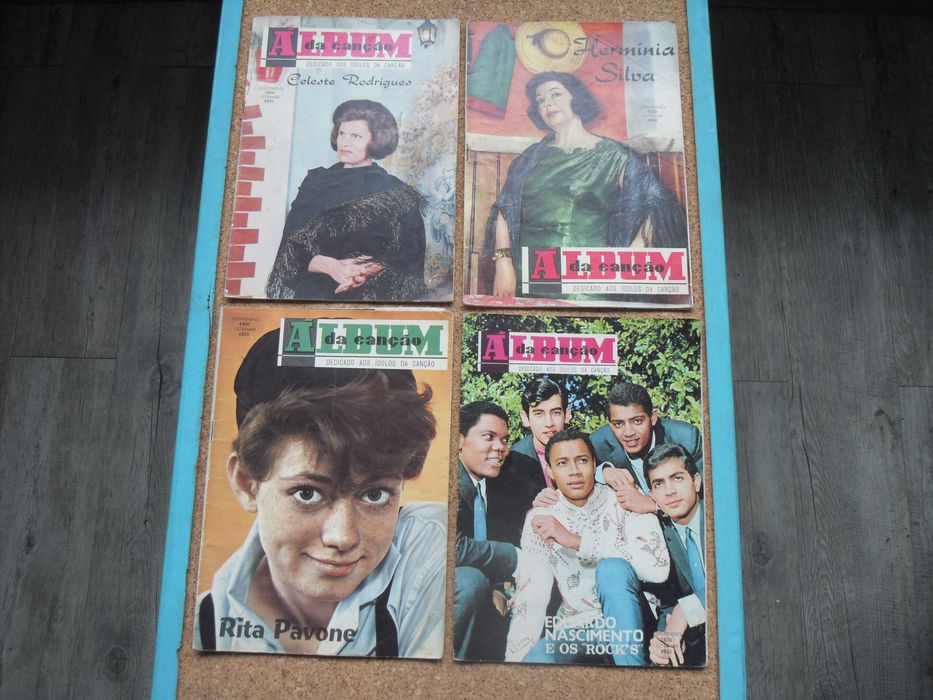 ÁLBUM DA CANÇÃO revistas de música anos 60