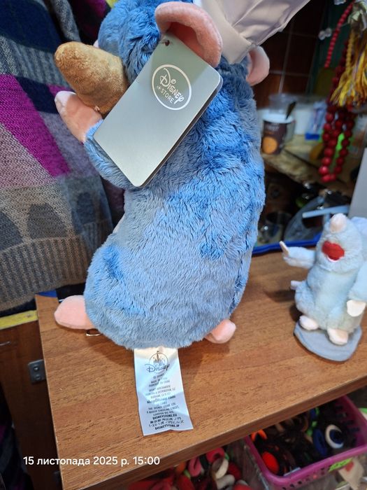 Рататуй 33 см фирменный с батоном и ложкой пиксар дисней