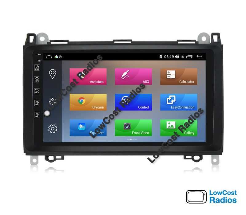 Rádio GPS 9'' Mercedes Benz Classe A e B, Vito, Sprinter — ANDROID 15 | CARPLAY • ANDROID AUTO