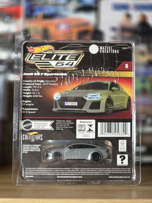 Hot Wheels Elite 64 Audi RS7 Sportback Kielce • OLX.pl