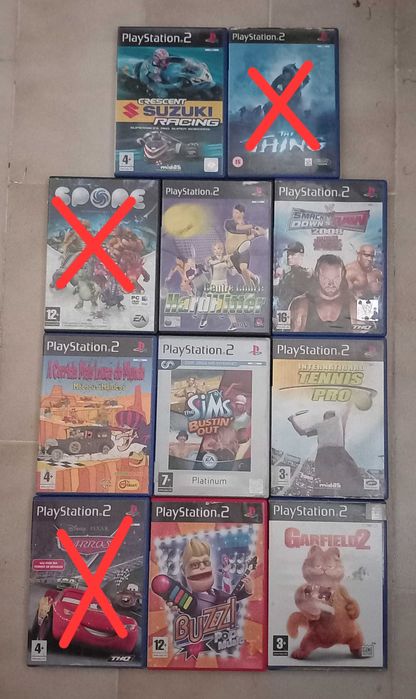 Jogos Playstation 1 & 2 a funcionar