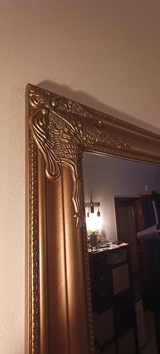Espelho dourado vintage