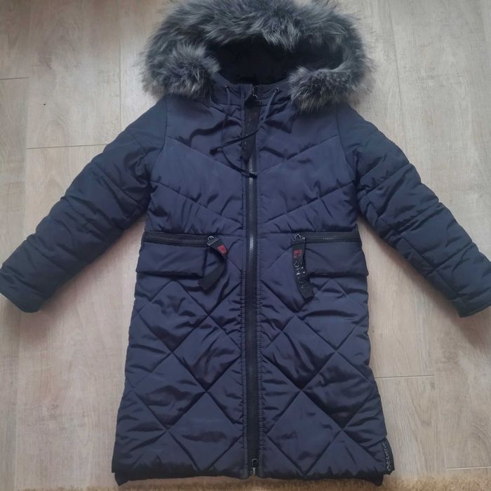 Зимова куртка пальто для дівчинки