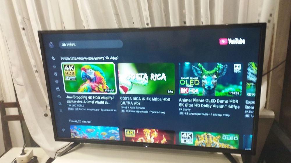 Телевізор Sharp 40
40 дюймів, smart , 4k, uhd
40 дюймі