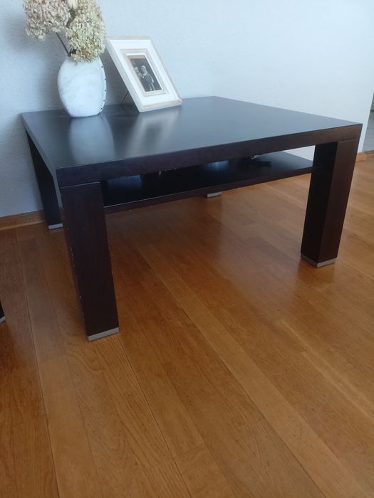 Ława kwadratowa drewniana