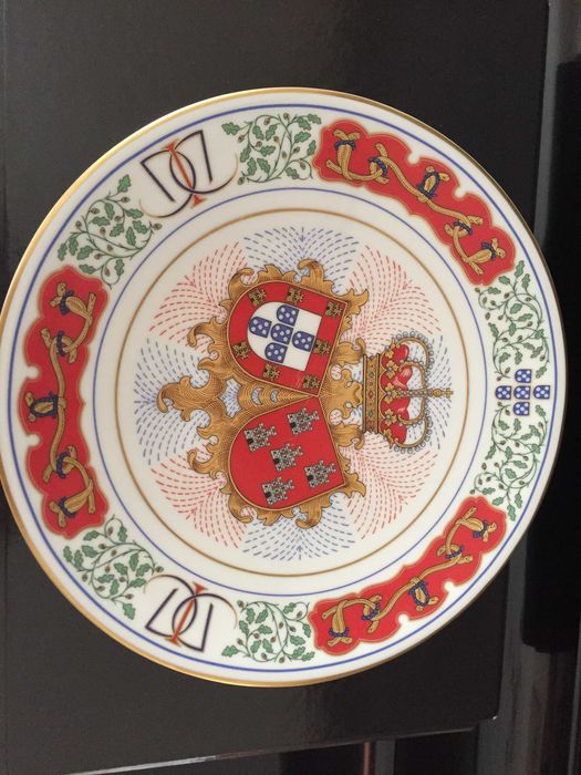 Prato porcelana Casamento Duques de Bragança - Coleções Philae