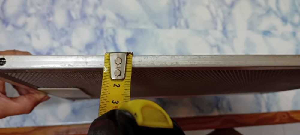 Grelha/filtro anti-gordura para exaustor