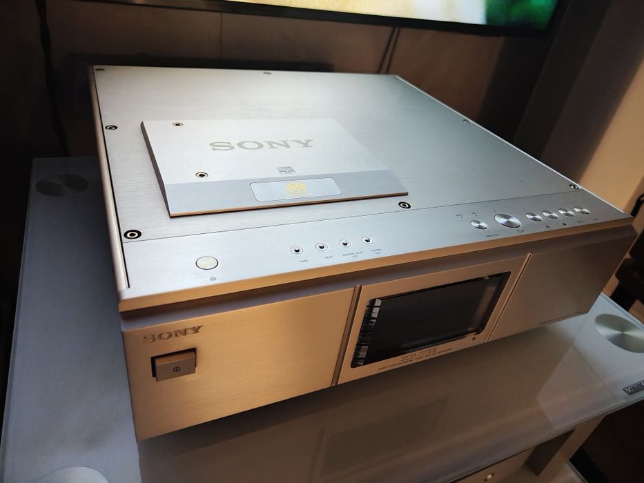 Najlepszy Super AUDIO CD SONY SCD-777ES szampański 25kg HiFi stan idea