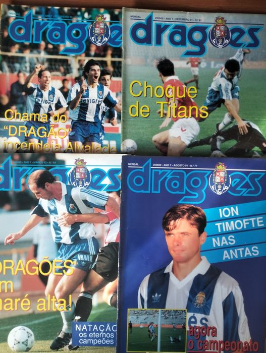 Antigas Revistas Dragões FC Porto