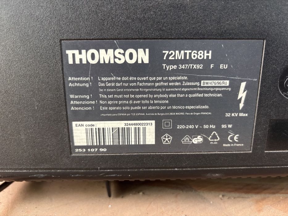 Телевізор Thomson 72MT68H