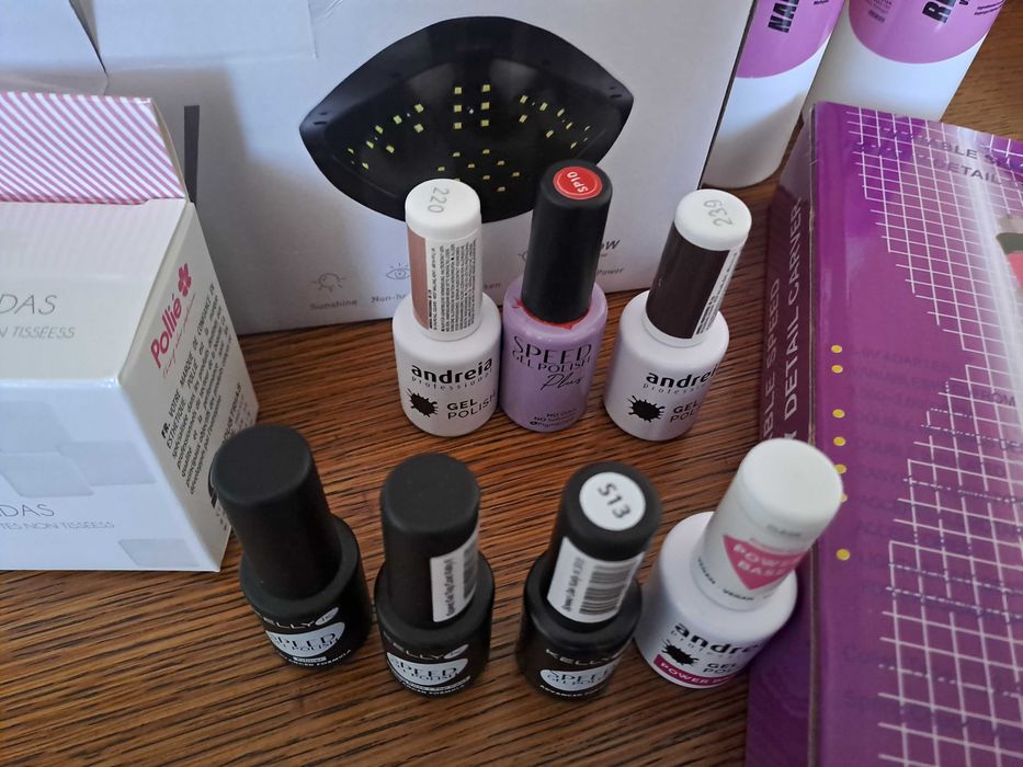 Kit para fazer unhas em casa.