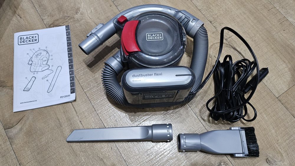 Odkurzacz samochodowy Black + Decker flexi