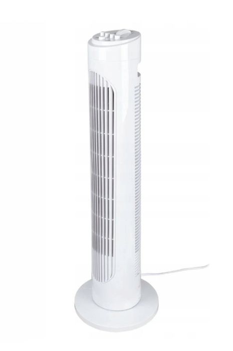 Wentylator kolumnowy biały podłogowy Silvercrest 50W