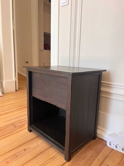 ZARA wood side table