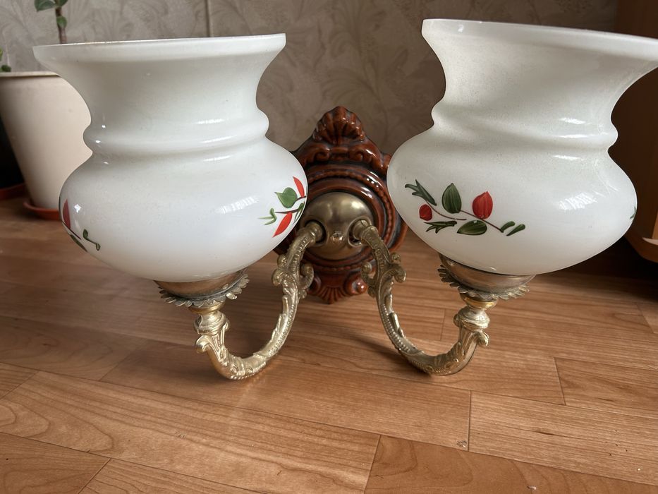Бра на два рожка советская