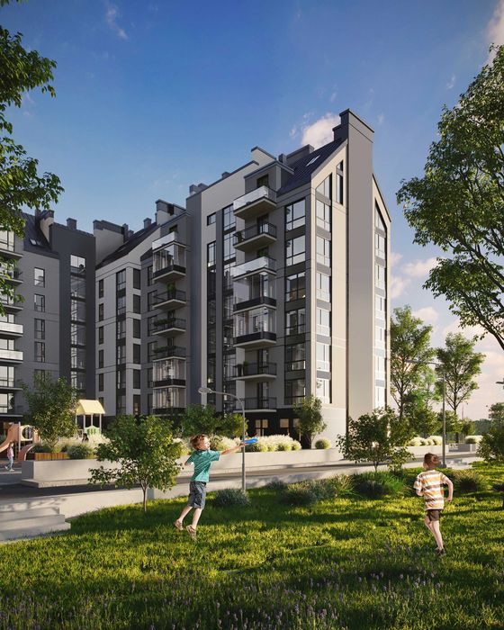 Продаж квартири у новобудові, Однокімнатна 44 м2. ЖК Park Residence