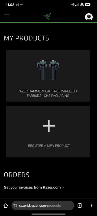Razer Hammerhead True Wireless Bluetooth Novos Selados