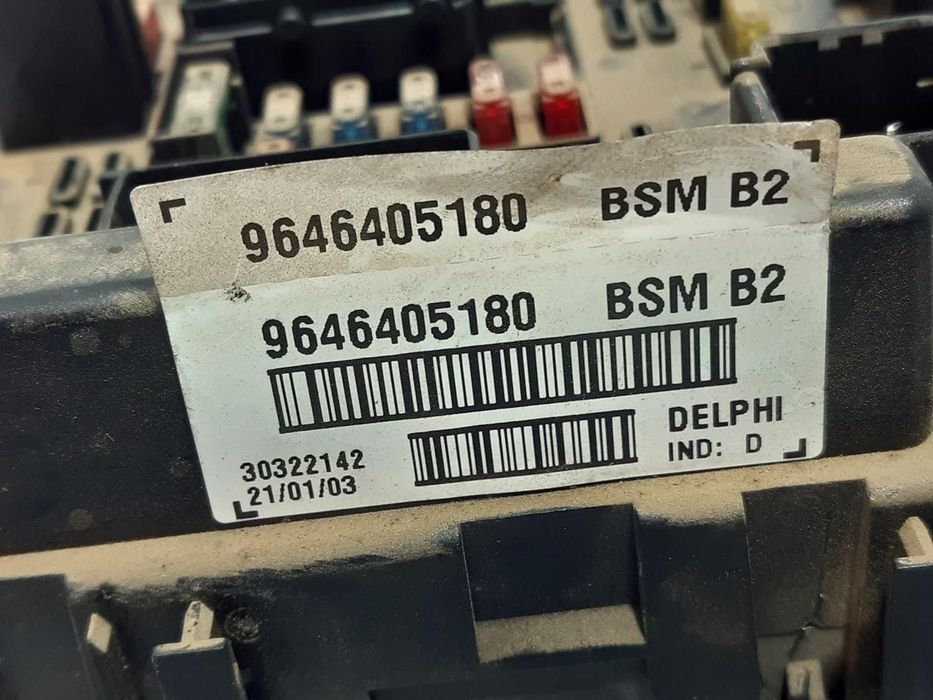 CENTRALINA BSM PEUGEOT 307 2003 -9646405180