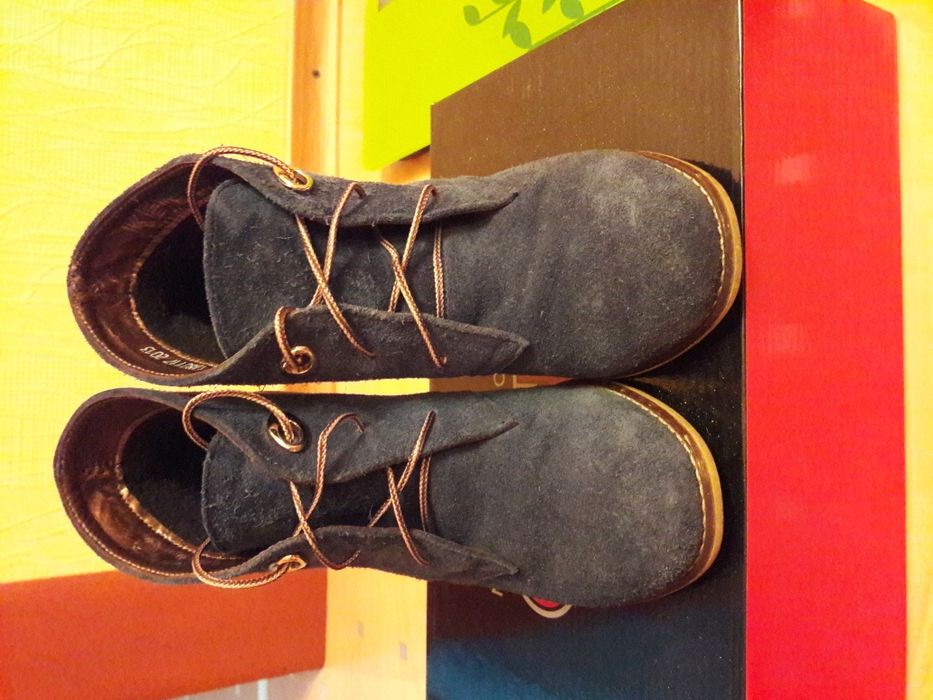 Ботинки кожаные